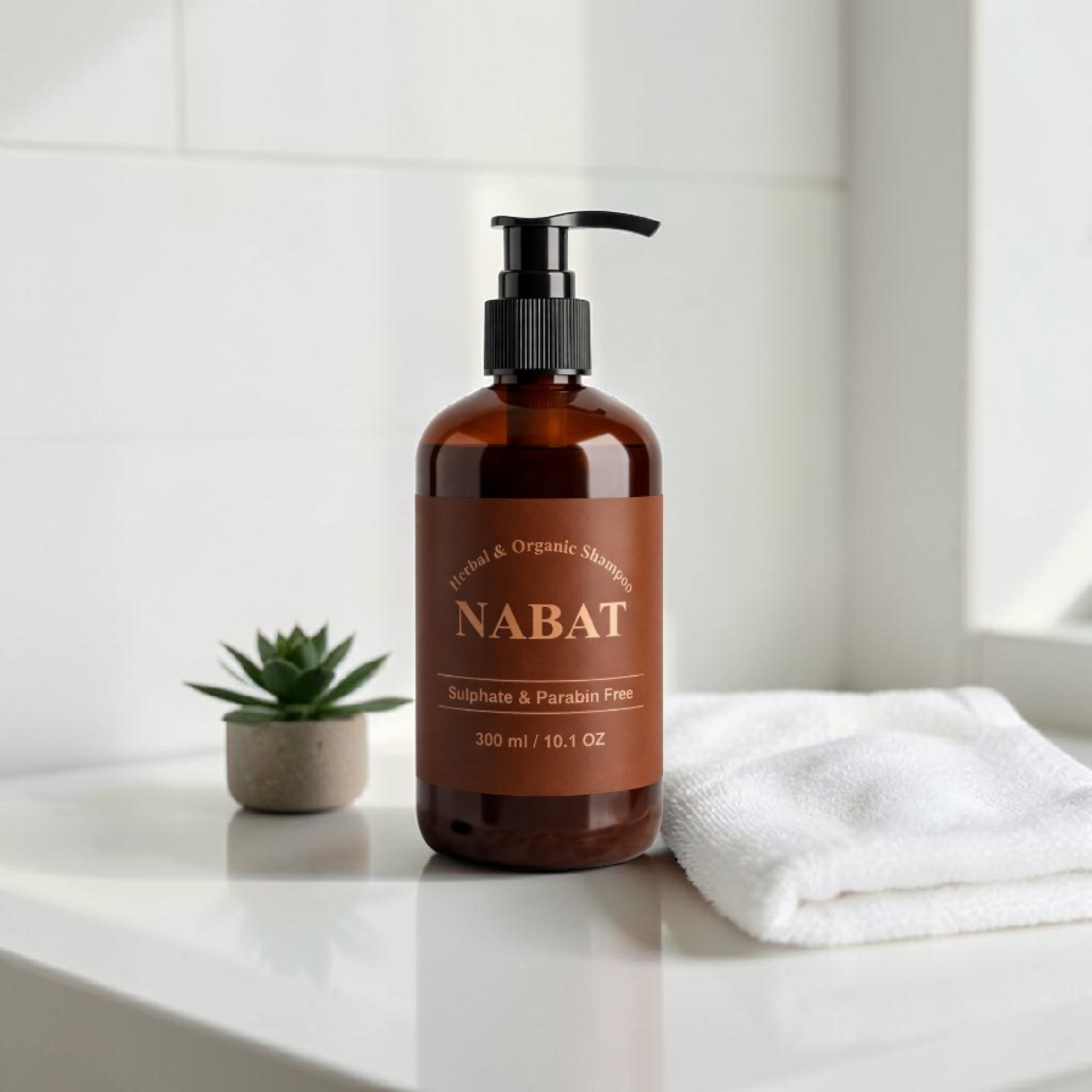NABAT Herbal & Organic Scalp Therapy Shampoo (300 ml)